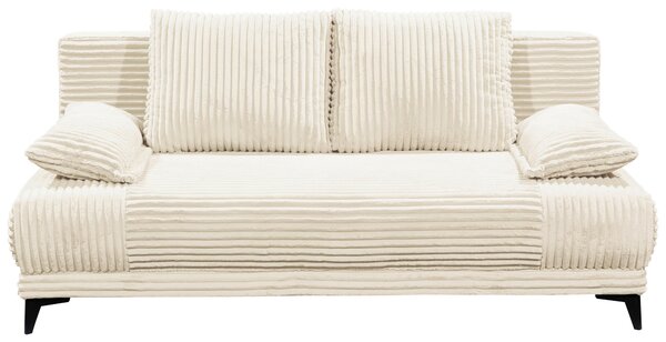 ROZKLADACIA POHOVKA, textil, biela MID.YOU - Sedačky, Online Only