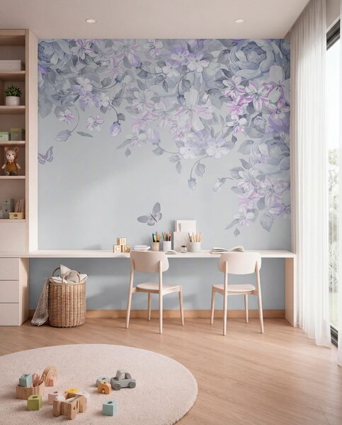 Tapety Fialový záhradný oblúk, Fototapety s kvetmi, u94295v3 : Uwalls.sk