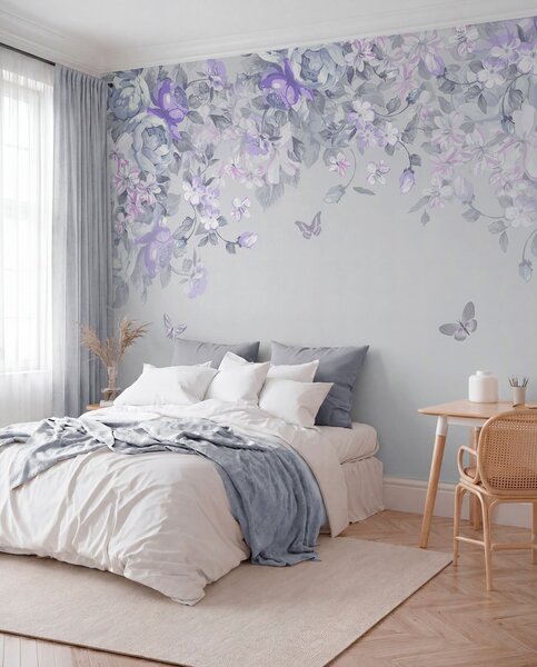 Tapety Fialový záhradný oblúk, Fototapety s kvetmi, u94295v3 : Uwalls.sk