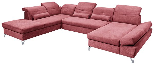 SEDACIA SÚPRAVA, textil, bobuľová MID.YOU - Sedačky, Online Only