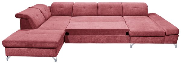 SEDACIA SÚPRAVA, textil, bobuľová MID.YOU - Sedačky, Online Only