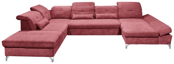 SEDACIA SÚPRAVA, textil, bobuľová MID.YOU - Sedačky, Online Only