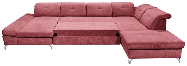 SEDACIA SÚPRAVA, textil, bobuľová MID.YOU - Sedačky, Online Only