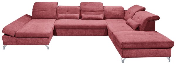 SEDACIA SÚPRAVA, textil, bobuľová MID.YOU - Sedačky, Online Only
