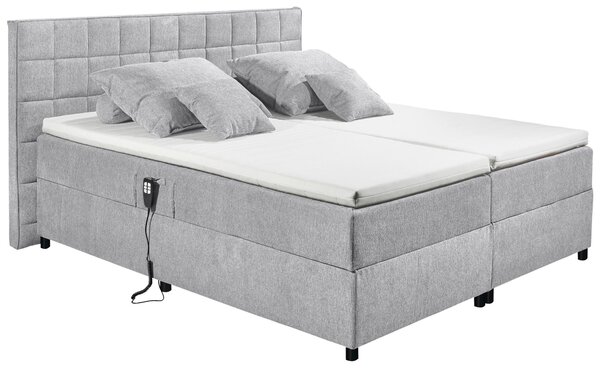 BOXSPRINGOVÁ POSTEĽ, 180/200 cm, svetlosivá MID.YOU - Online Only spálne, Online Only