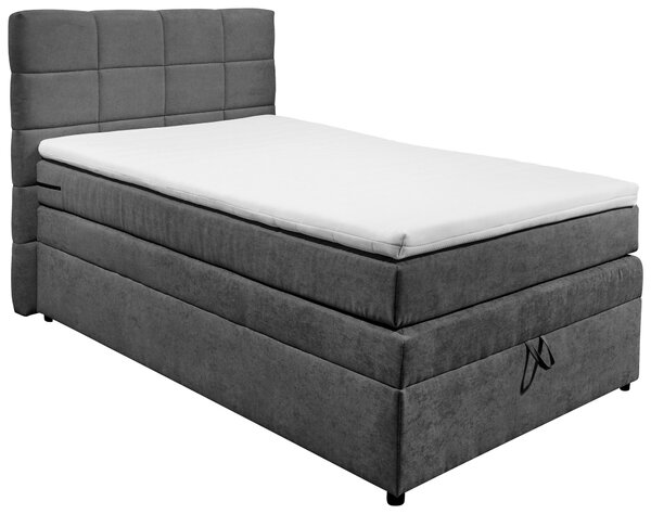 BOXSPRINGOVÁ POSTEĽ, 120/200 cm, antracitová MID.YOU - Online Only spálne, Online Only