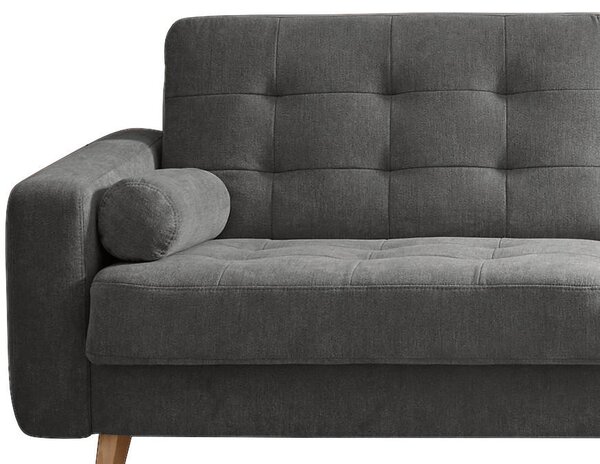ROZKLADACIA POHOVKA, textil, kompozitné drevo, sivohnedá MID.YOU - Sedačky, Online Only