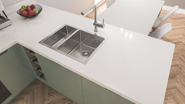GROHE K700U - Nerezový kuchynský drez, kartáčovaná nerezová oceľ 31576SD1