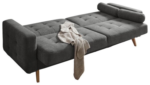 ROZKLADACIA POHOVKA, textil, kompozitné drevo, sivohnedá MID.YOU - Sedačky, Online Only