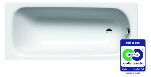 Kaldewei Saniform Plus - Vaňa 1600x700 mm, alpská biela 111700010001