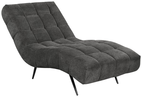 RELAXAČNÉ LEŽADLO, textil, tmavosivá MID.YOU - Kreslá, Online Only