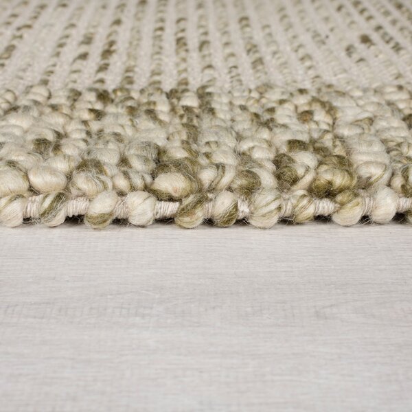 Flair Rugs , Kusový koberec Bobble Wool Green, 160x230, zelená, obývacia izba