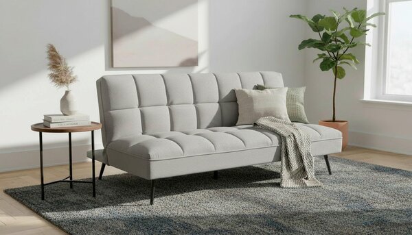 ROZKLADACIA POHOVKA, textil, sivá MID.YOU - Sedačky, Online Only
