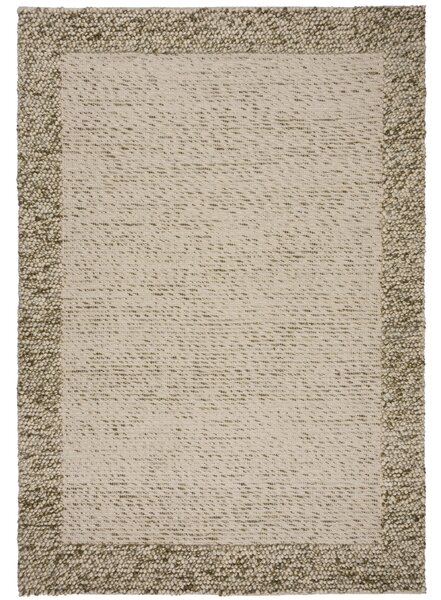 Flair Rugs , Kusový koberec Bobble Wool Green, 160x230, zelená, obývacia izba