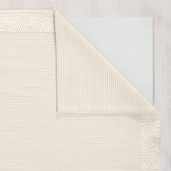 Flair Rugs , Kusový koberec Bobble Wool Ivory, 80x150, biela, obývacia izba