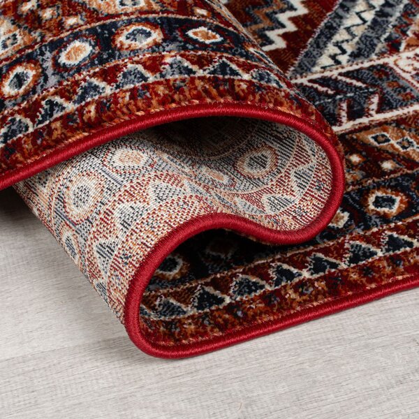 Flair Rugs , Kusový koberec Cooper Babylon Traditional Red, 80x150, červená, obývacia izba