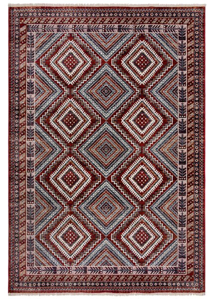 Flair Rugs , Kusový koberec Cooper Babylon Traditional Red, 80x150, červená, obývacia izba