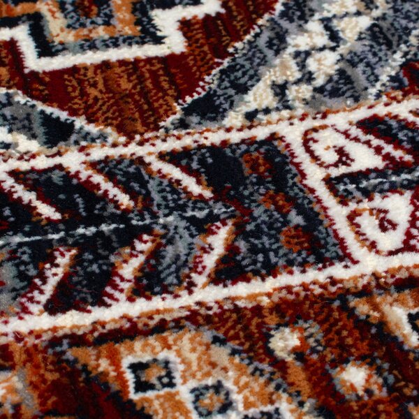 Flair Rugs , Kusový koberec Cooper Babylon Traditional Red, 80x150, červená, obývacia izba