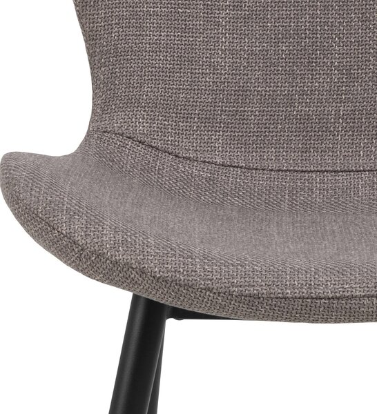 FIORA Svetlosivé Taupe (látka Basel 34) - MODERNÁ ČALÚNENÁ STOLIČKA DO OBÝVAČKY/ JEDÁLNE LOFT
