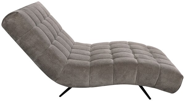RELAXAČNÉ LEŽADLO, textil, sivá MID.YOU - Kreslá, Online Only