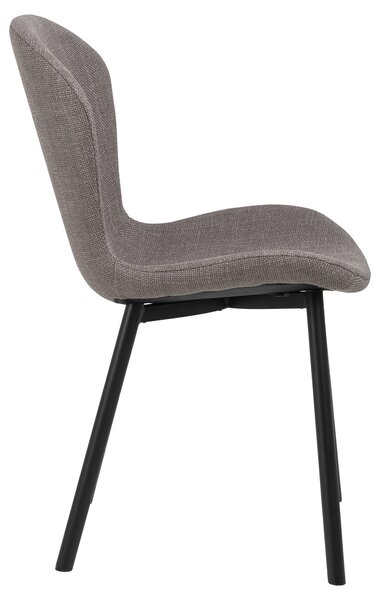 FIORA Svetlosivé Taupe (látka Basel 34) - MODERNÁ ČALÚNENÁ STOLIČKA DO OBÝVAČKY/ JEDÁLNE LOFT