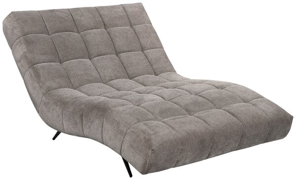 RELAXAČNÉ LEŽADLO, textil, sivá MID.YOU - Kreslá, Online Only