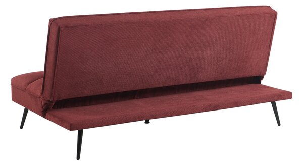 ROZKLADACIA POHOVKA, textil, tmavočervená MID.YOU - Sedačky, Online Only
