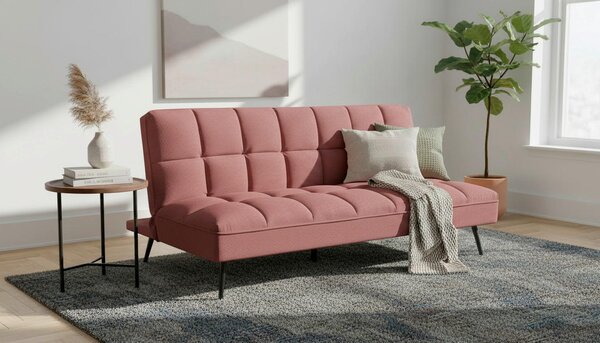ROZKLADACIA POHOVKA, textil, tmavočervená MID.YOU - Sedačky, Online Only