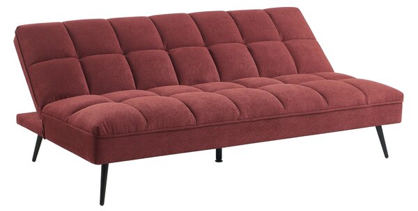 ROZKLADACIA POHOVKA, textil, tmavočervená MID.YOU - Sedačky, Online Only