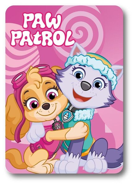 Deka detská flecee Paw Patrol ružová 140x100cm Faro
