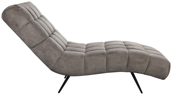 RELAXAČNÉ LEŽADLO, textil, sivá MID.YOU - Kreslá, Online Only