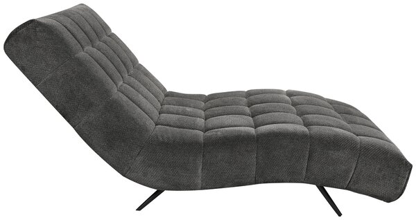 RELAXAČNÉ LEŽADLO, textil, tmavosivá MID.YOU - Kreslá, Online Only