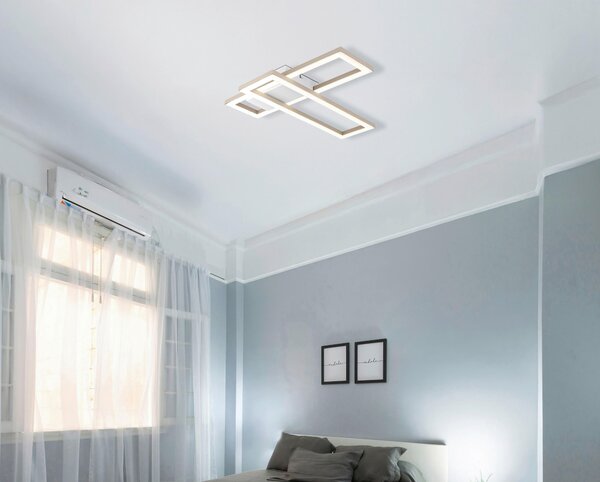 STROPNÉ LED SVIETIDLO, 55/15,5/5,5 cm Globo - Online Only bytové doplnky, Online Only