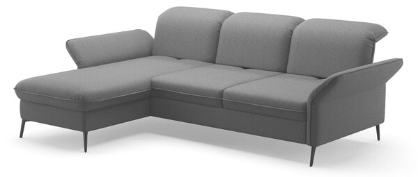 ROHOVÁ SEDAČKA, textil, tmavosivá Sit & More - Sedačky, Online Only