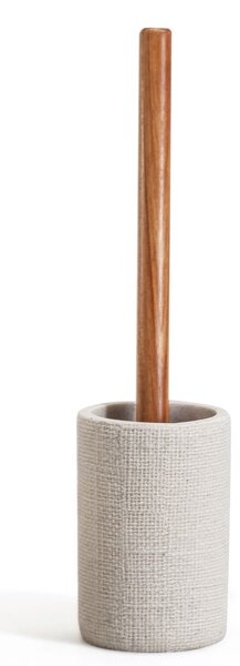 BISK Erga Craft, toaletná WC kefa na postavenie, taupe, ERG-08568
