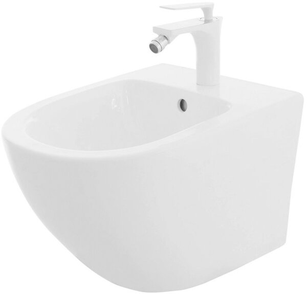 Rea, Sada závesnej WC misy REA CARLO Flat Mini Rimless + závesného Bidetu REA CARLO Mini, KPL-C2760