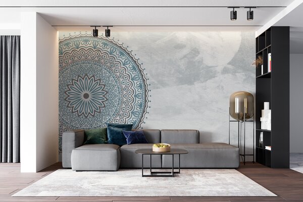 Tapety Tyrkysová mandala, Fototapety priemyselný štýl, u98495v2 : Uwalls.sk