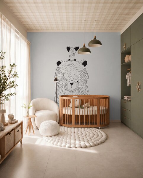 Tapety Medvedík a radosť, Detské fototapety, u98483 : Uwalls.sk