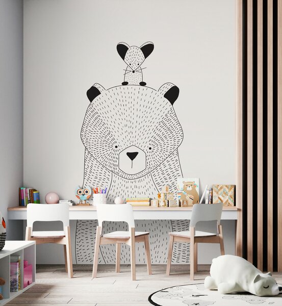 Tapety Medvedík a radosť, Detské fototapety, u98483 : Uwalls.sk