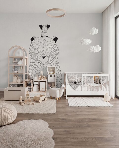Tapety Medvedík a radosť, Detské fototapety, u98483 : Uwalls.sk
