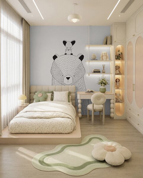 Tapety Medvedík a radosť, Detské fototapety, u98483 : Uwalls.sk