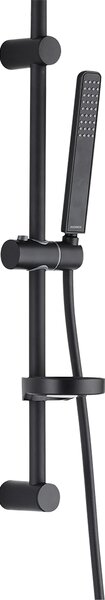 Kuchinox ARES, sprchový stĺp s ručnou sprchovou súpravou 70cm, čierna matná, LAV-NKS_71A1