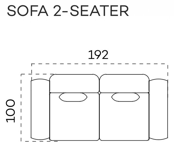 MOOD SELECTION Rosso Sofa 2 seater