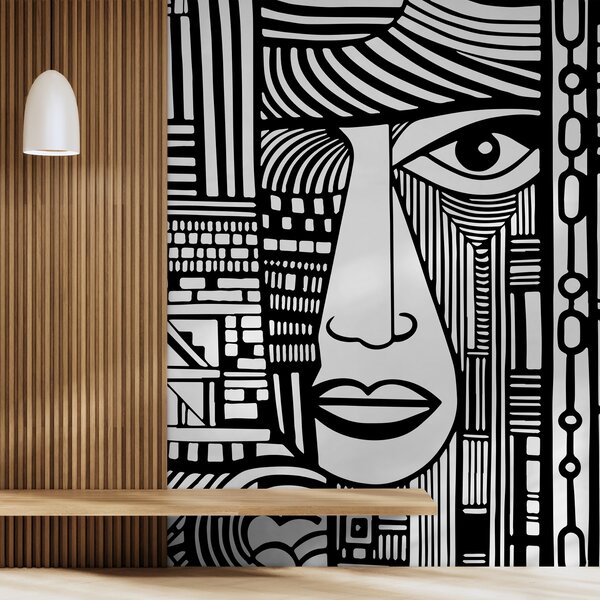 Tapety Abstraktná tvár, Fototapety čiernobiele, u98713 : Uwalls.sk