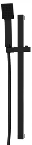 Gamma Zn3, sprchový stĺp s ručnou sprchovou hlavicou 62cm, čierna matná, GMA-ZN3-BK