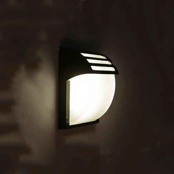 Toolight Toolight, nástenné svietidlo 24,5x18 cm, 1xE27, RSL013-1W, čierna, OSW-10246