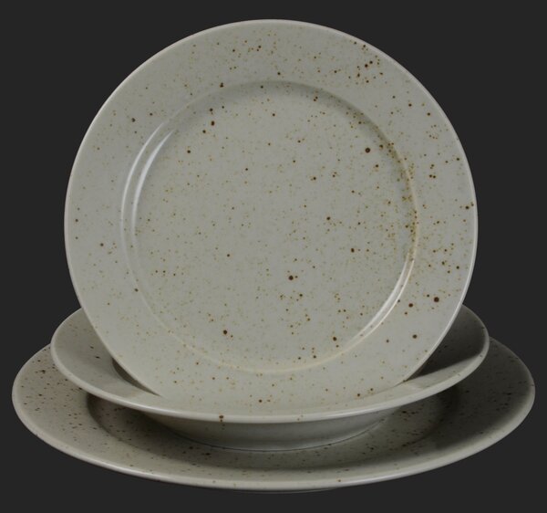 LIFESTYLE natural - sada porcelánových tanierov pre 6 os