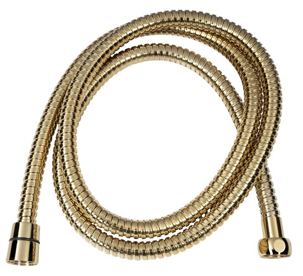 Sapho Sapho, POWERFLEX kovová sprchová hadica, 150cm, zlatá, FLEX150G