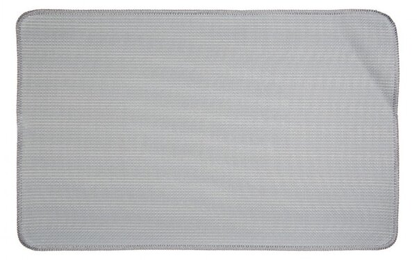 Šedá kúpeľnová predložka se srdíčkom - 78*48*1 cm - Clayre & Eef
