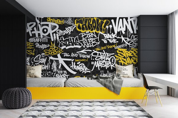 Tapety Rytmus mestského graffiti, Fototapety street art, u98895 : Uwalls.sk